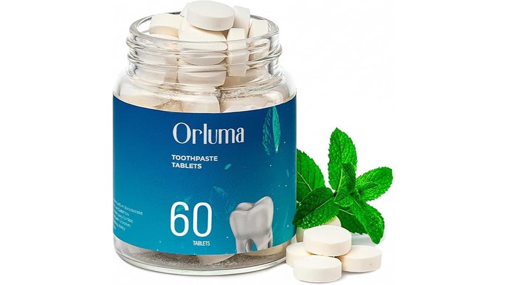 Top Toothpaste Tablets for Carry‑On: Taste & Texture 14 mint fluoride free travel tablets