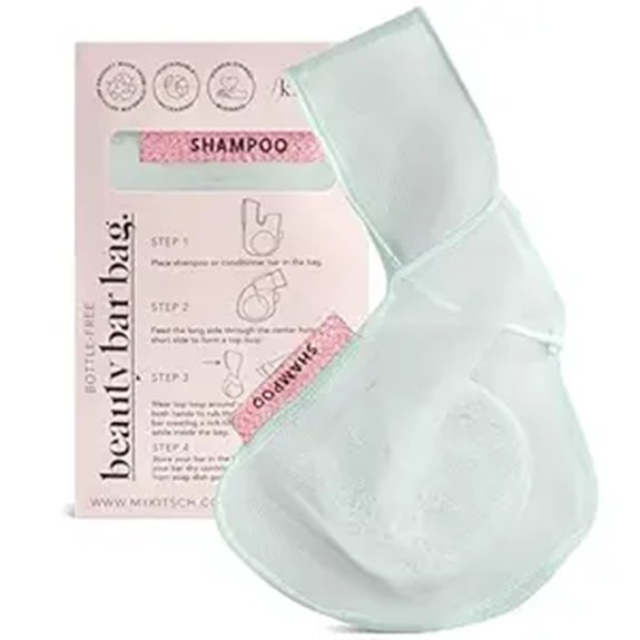 The Best Bar-Soap Pouches That Drain While Hanging 4 mint mesh kitsch soapbag