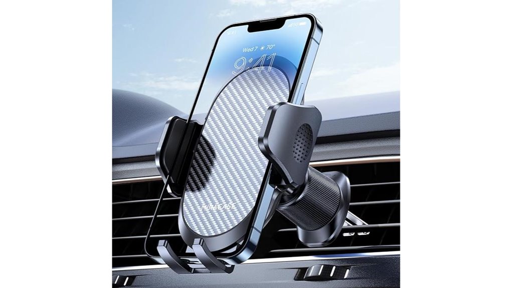 Universal Phone Mounts for Rental Cars: Vent vs Dash Guide 9 miracase air vent phone mount