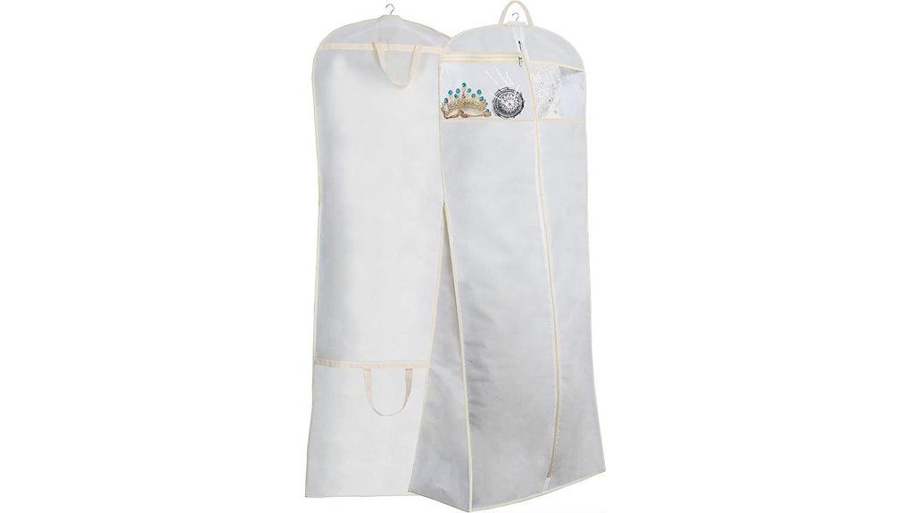 The Best Garment Bags for Weddings & Formal Events Sparkle 3 misslo 70 inch wedding bag
