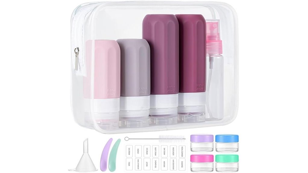 Leakproof Travel Bottles: Silicone vs Plastic Showdown 1 modengkongjian 16 pack leakproof bottles