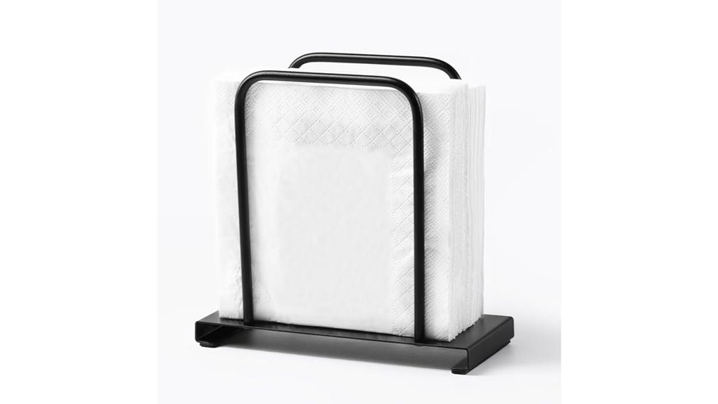 modern metal napkin holder