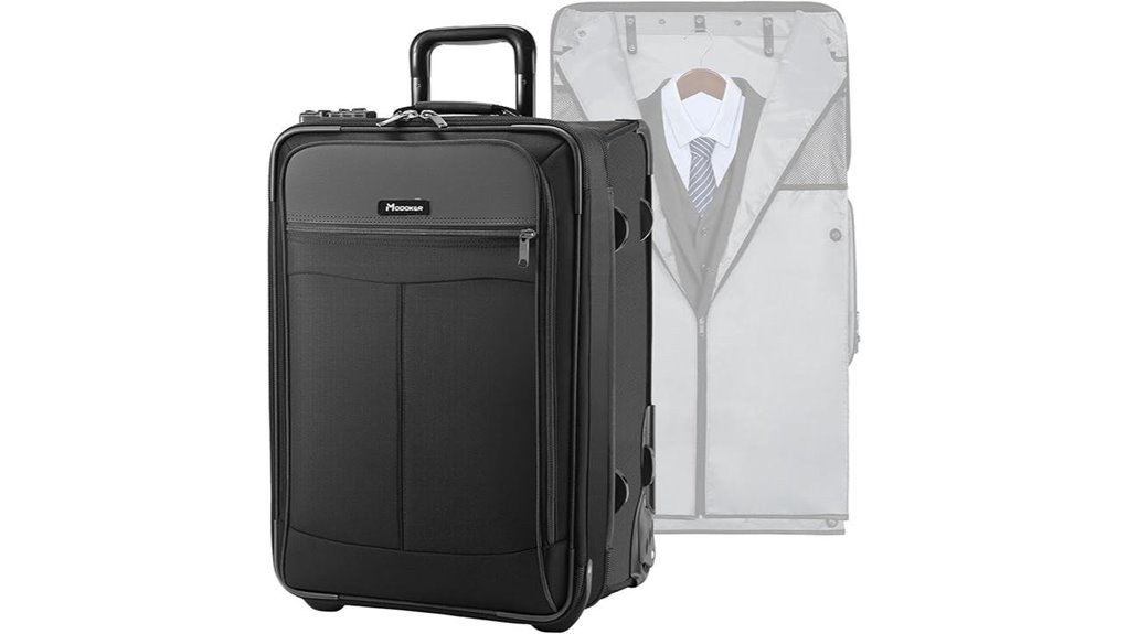 modoker 22 inch tsa locked rolling