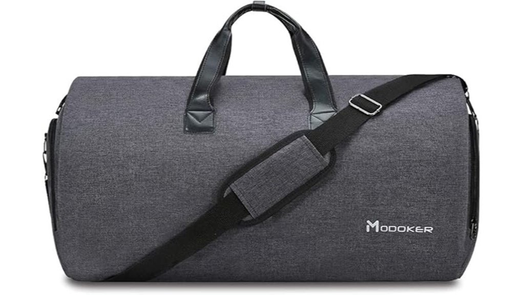 Best Carry‑Ons With Integrated Garment Sections(Suits/Dresses) 5 modoker convertible duffel shoulder