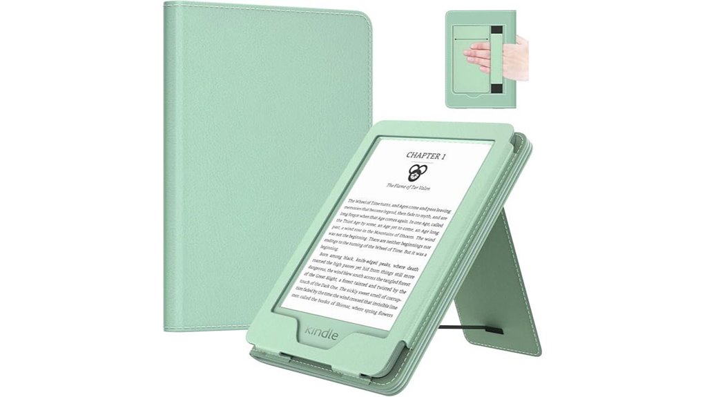 Best E-Reader Cases With Stands That Keep Books Safe 3 moko kindle leather stand