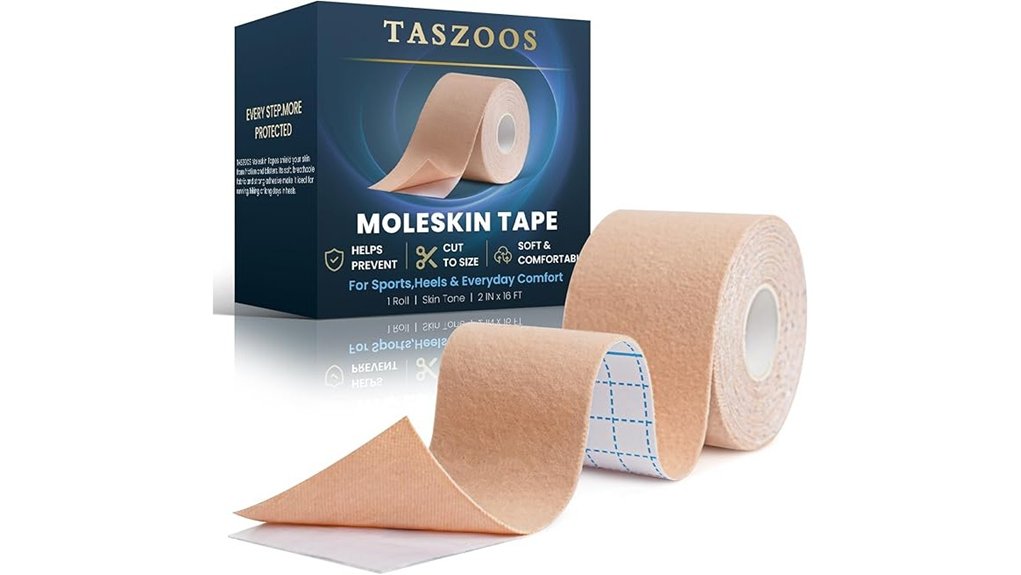 moleskin blister tape 2in 16ft