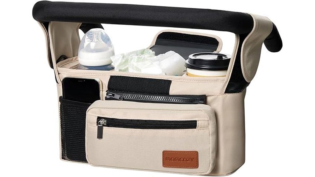 Stroller Organizers Airports Will Change Your Access Game 2 momcozy stroller organizer cupholders
