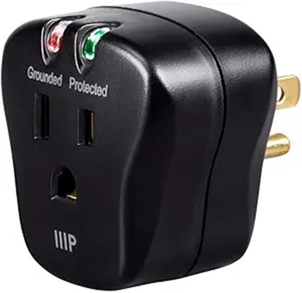 Compact Surge Protectors (Hotel‑Safe) for Traveling Devices 7 monoprice portable surge protector
