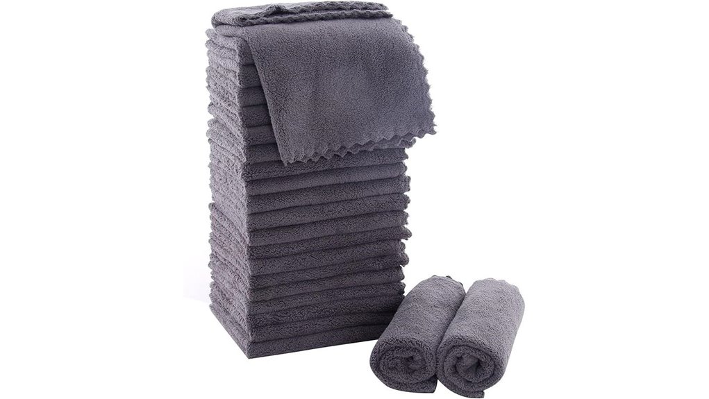 moonqueen grey washcloth pack