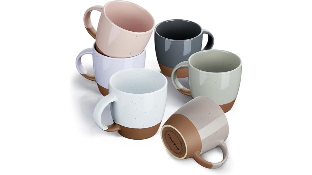 morandi 18oz ceramic mugs