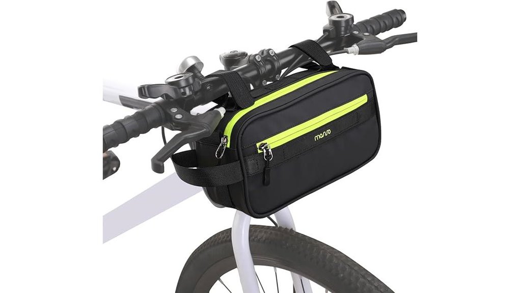 Must‑Have Handlebar Bags for Travel Bikes (Quick‑Access Maps) 9 mosiso crossbar waterproof bag