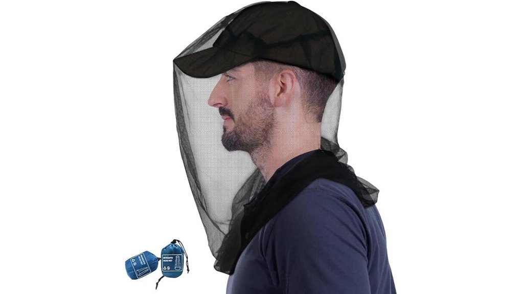 Mosquito Head Nets That Keep You Safe & Comfortable, Fine Mesh 8 mosquito head net 2 pack