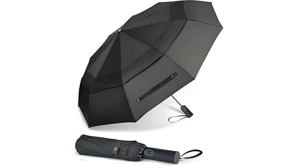 Travel-Friendly Umbrellas for Tall People (Extra Canopy) Best 5 mrtlloa 10 rib golf umbrella