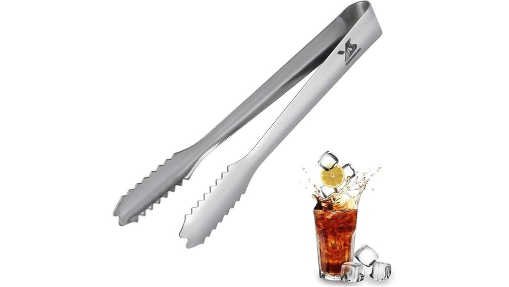 Ice bucket + tongs: The Perfect Pair for Your Home Bar 6 msy 7 inch silver tongs