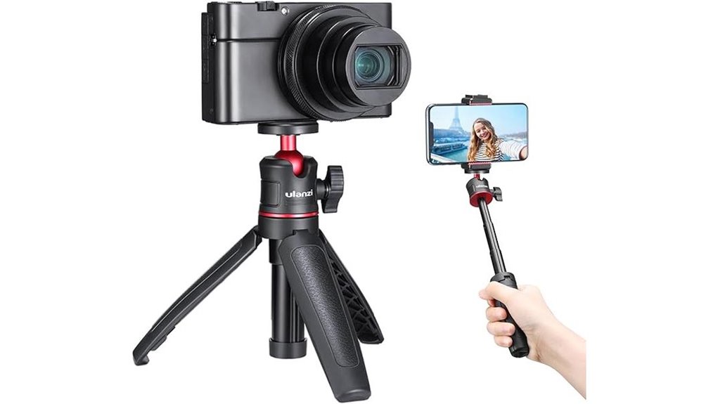The Best Mini Tripods for Roadside Video Calls 4 mt 08 black mini tripod