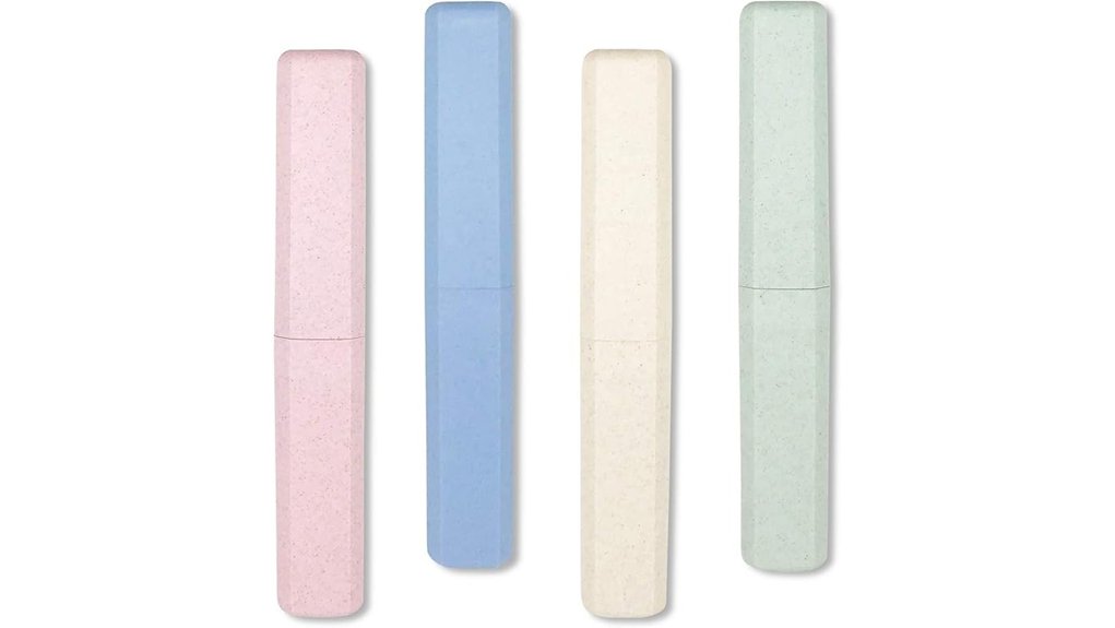 Best Travel Toothbrush Cases That Dry Instantly and Vent 3 mulbozy four pack toothbrush case