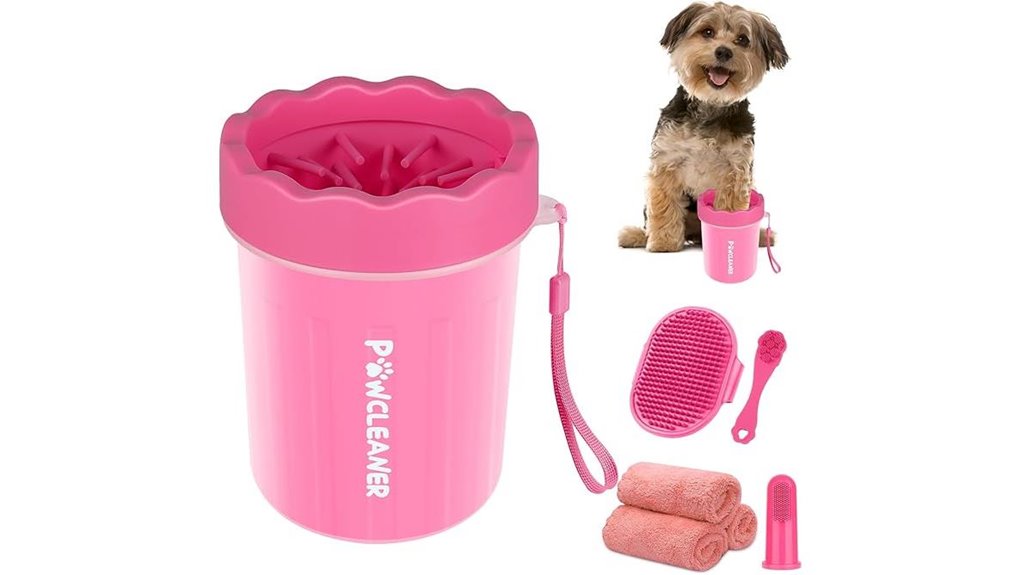 Portable Paw Cleaners Quick Rinse Cups for Muddy Travel Days 10 multi tool dog cat cleaner