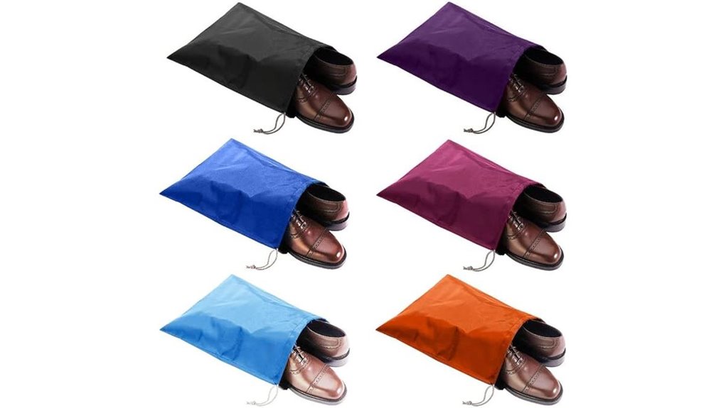 Essential Shoe Bags for Travel: Ventilated vs Waterproof 15 multicolor waterproof shoe bags