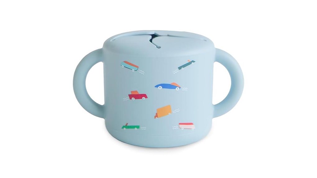 mushie silicone toddler cup