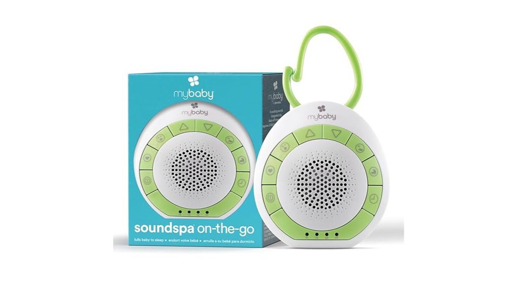 Best Travel White Noise Machine (Clip-On) for Quiet Travels 2 mybaby baby white noise