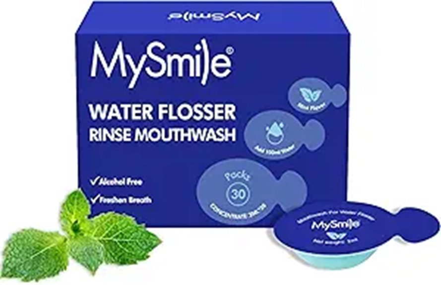 Mouthwash Alternatives for Travel: Tabs & Concentrates Refresh 7 mysmile alcohol free travel flosser