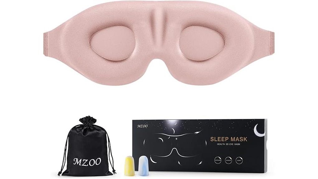 No Pressure Sleep Masks That Keep You Comfortable on Flight 9 mzoo luxury 3d side sleeper