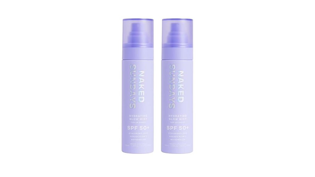SPF Face Mists For Travel: Keep Makeup Fresh All Day Long 11 naked spf50 glow mist