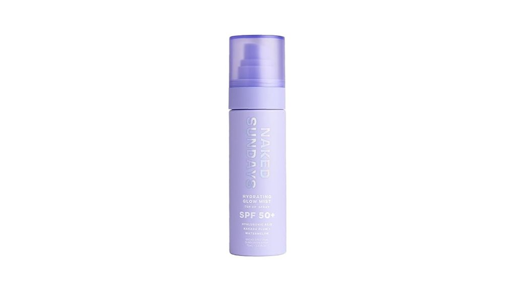 Top Sunscreen Face Mists Travelers Reapply Over Makeup 2 naked sundays spf 50 mist