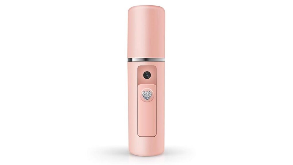 Mini Mist Sprayers for Travel Skincare with Fine Atomization 4 nano pink hydrating sprayer