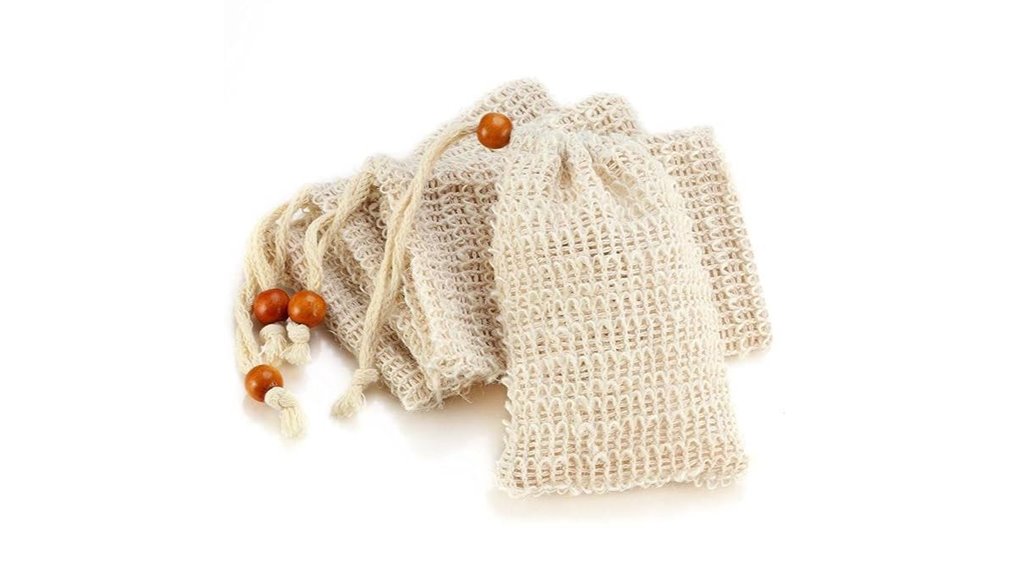 The Best Bar-Soap Pouches That Drain While Hanging 6 natural sisal soap saver