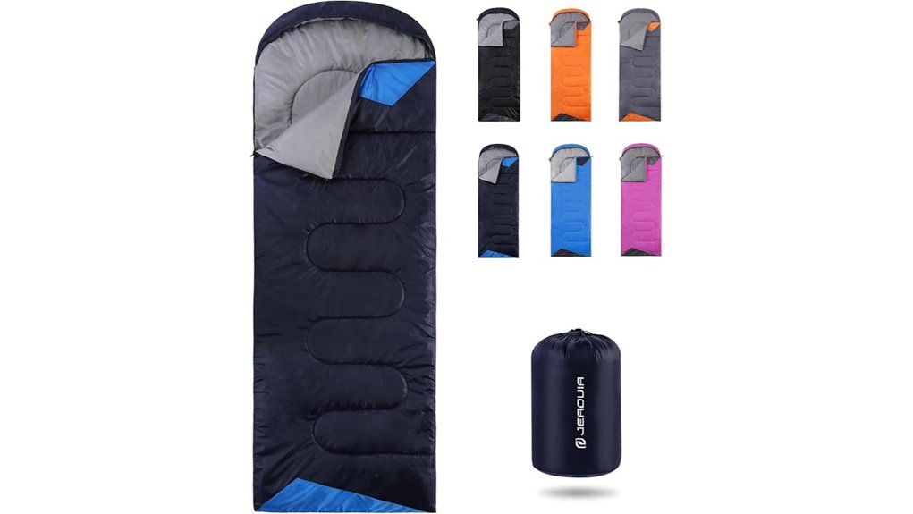 Best Sleeping Bags for Harsh Winter and Mild Summer 2 navy cold weather backpacking bag