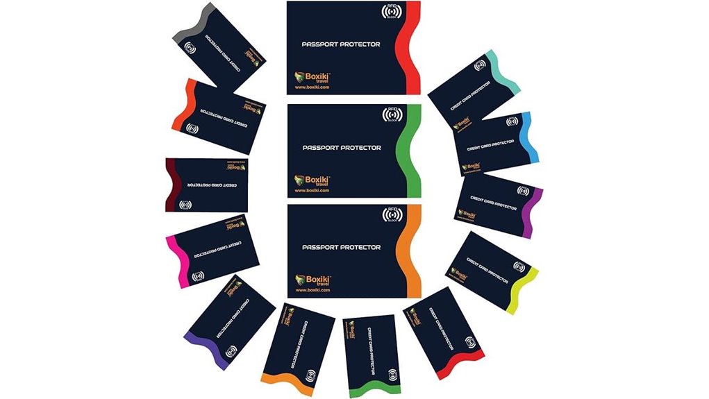 RFID Blocking Sleeves for Cards That Keep Your Wallet Safe 10 navy rfid blocking sleeves