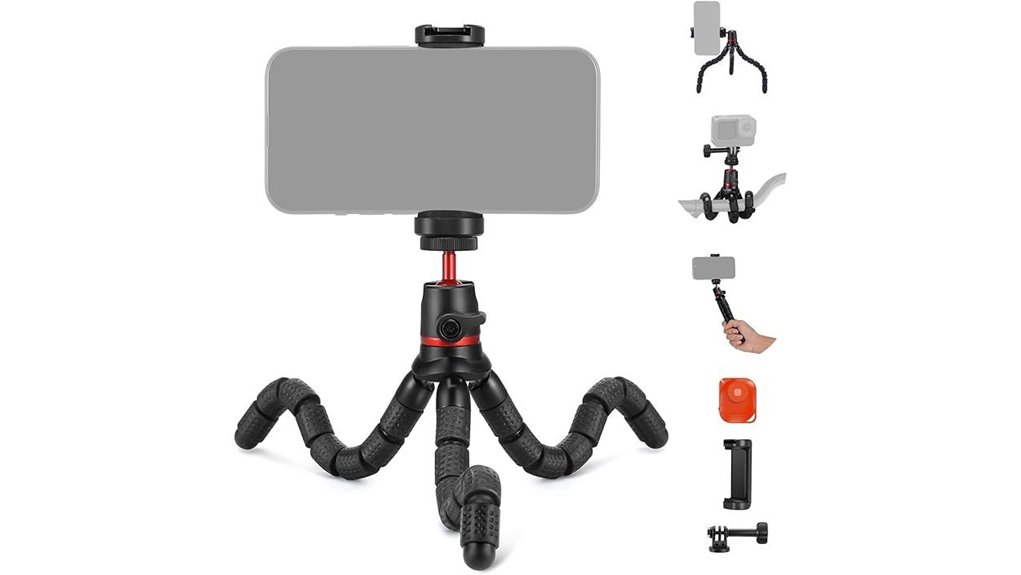 neewer flexible iphone tripod