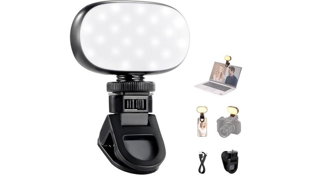 Clip‑On Phone Lights With Warm Tone Options Travelers Love 10 neewer portable selfie light