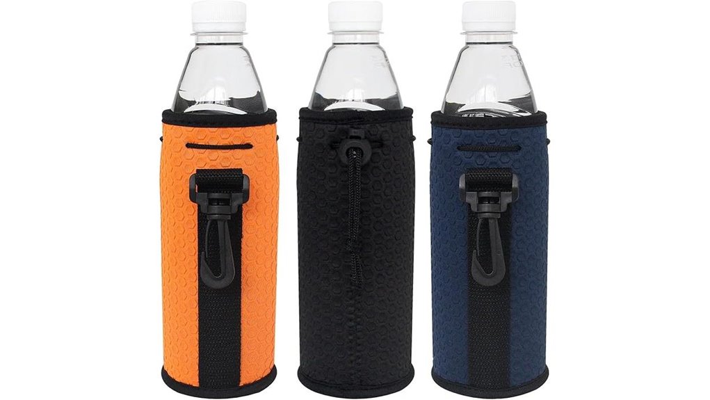 Insulated Bottle Sleeves That Keep Drinks Extra Cold While Traveling 4 neoprene bottle sleeve holder