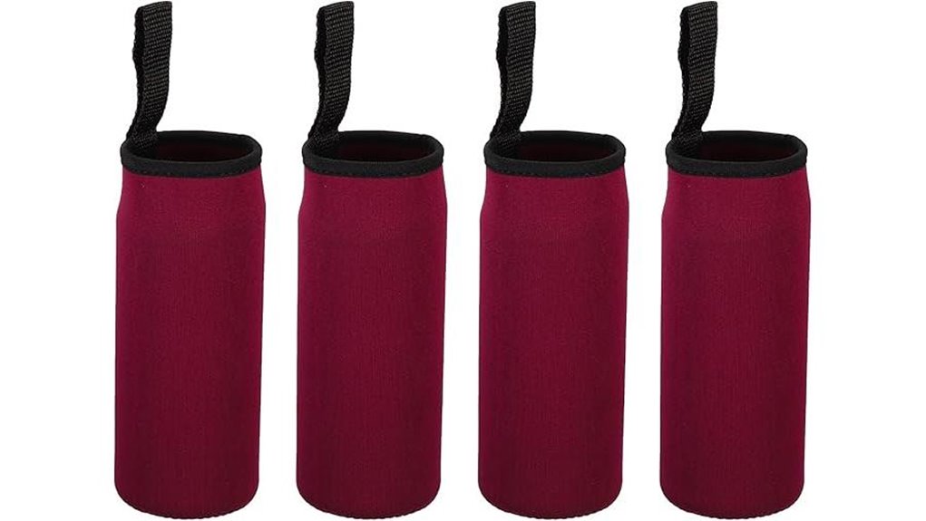 Insulated Bottle Sleeves That Keep Drinks Extra Cold While Traveling 11 neoprene bottle sleeve strap
