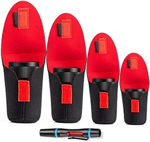 neoprene lens pouch pen