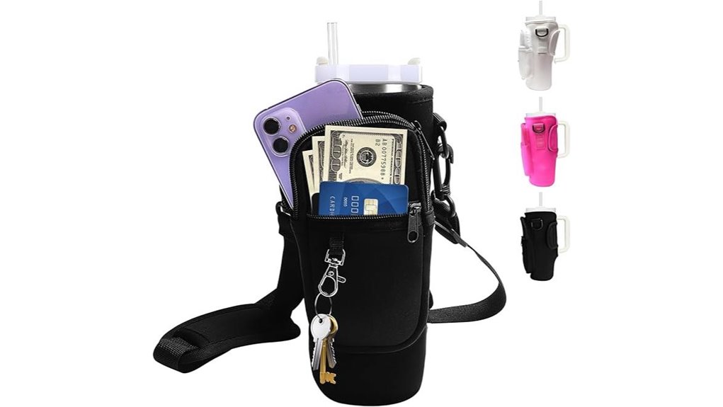 Top Hands-Free Hydration Bottle Slings for Travelers 12 neoprene stanley cup carrier