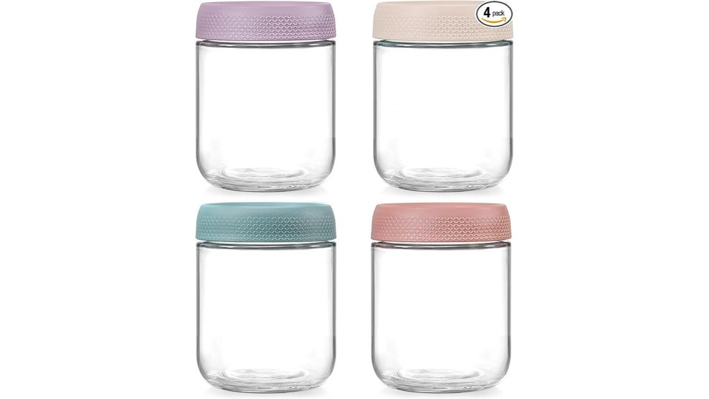 Leakproof Snack Jar (Wide Mouth): The Ultimate Snack Keeper 10 netany 4 pack 16oz jars