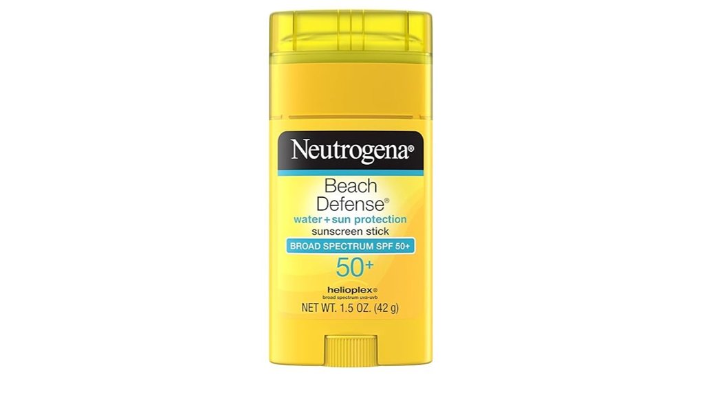 Sunscreen Sticks That Make Reapplying Easy on the Go 2 neutrogena beach defense spf50
