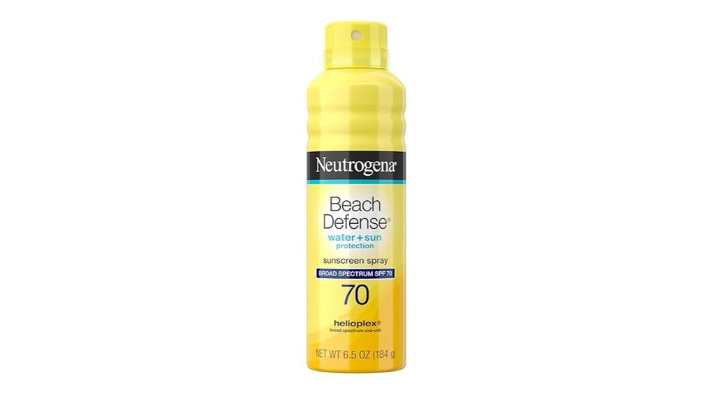 Top Body Sunscreens for Sweat-Resistant Sports Days 4 neutrogena beach spf70 spray