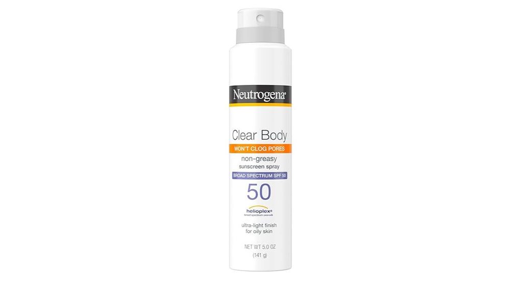 Best Body Sunscreens for Water-Resistant Beach Days 12 neutrogena clear spf 50 spray