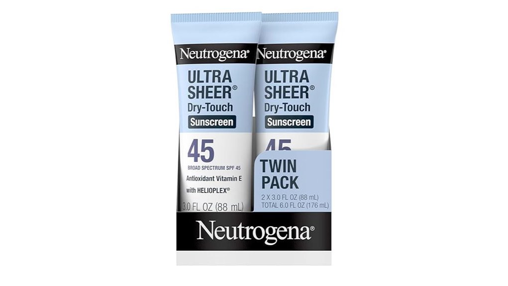 Body Sunscreens for Travel (Water-Resistant) That Protect Skin 4 neutrogena ultra sheer spf45