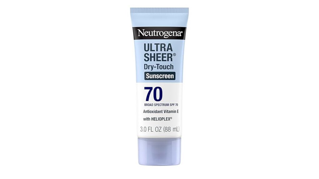 Body Sunscreens for Travel (Water-Resistant) That Protect Skin 2 neutrogena ultra sheer spf70 water resistant