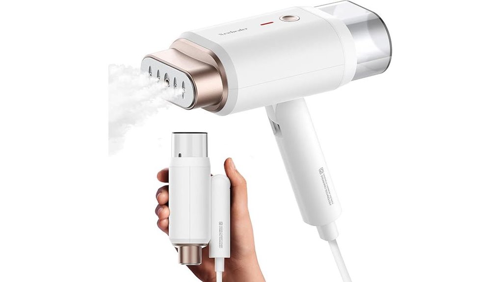 Best Compact Fabric Steamers for Travel Keep Clothes Fresh 9 newbealer 1200w handheld steamer