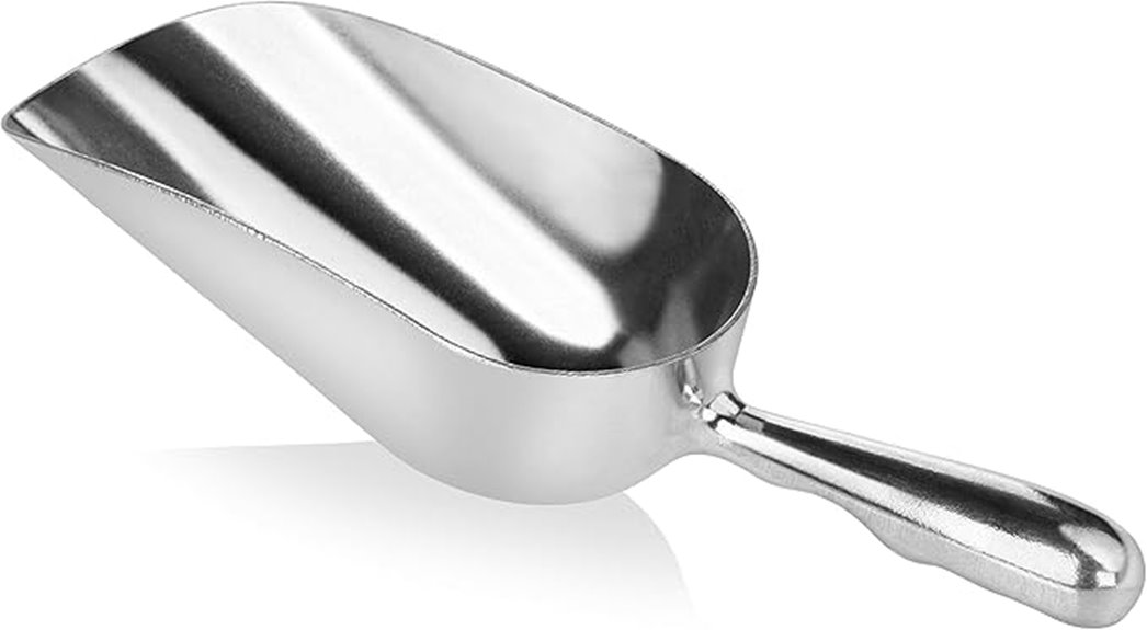 The Best Ice Scoop That Makes Ice‑Crunching a Breeze 9 newstar 5oz silver scoop