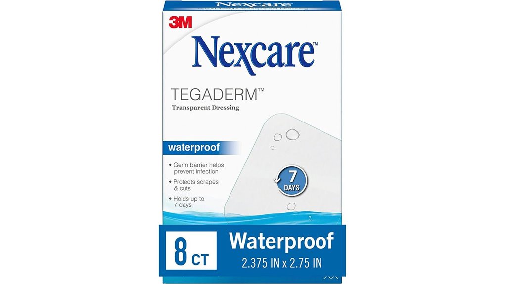Perfect Waterproof Bandage Sets for Travel (Shower‑Safe) 14 nexcare tegaderm waterproof dressings