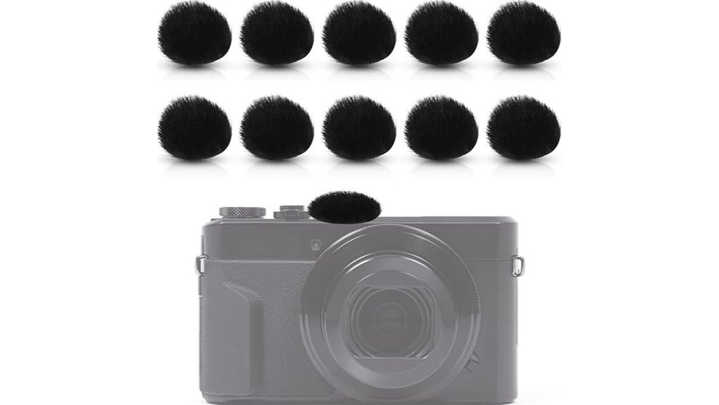 Best Travel Microphone Windscreens for Crystal Clear Outdoor Audio 7 nezyo 10 piece dslr muff