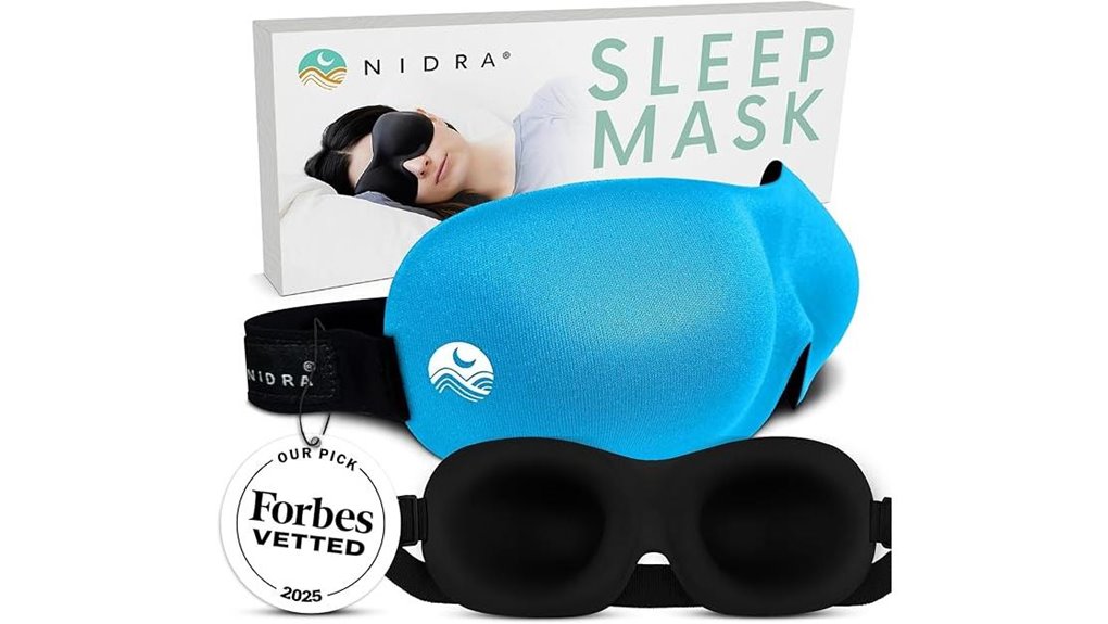 nidra zero pressure light blocking mask