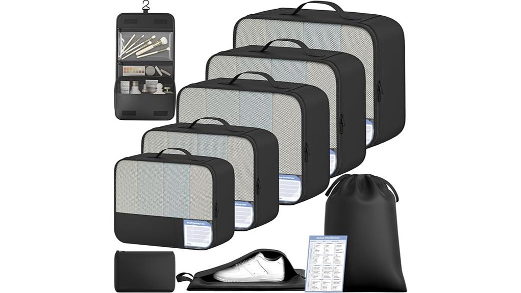 Must‑Have Carry‑On Suitcases with Compression Panels Trips 7 nine bagail packing cubes